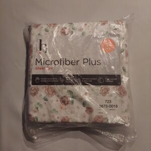 Home‎ Expressions Meadow Microfiber Plus Twin Sheet Set NWT Never Opened